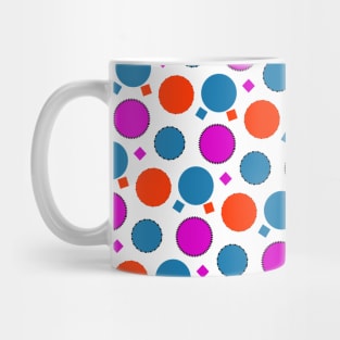 Colorful Circle Pattern Mug